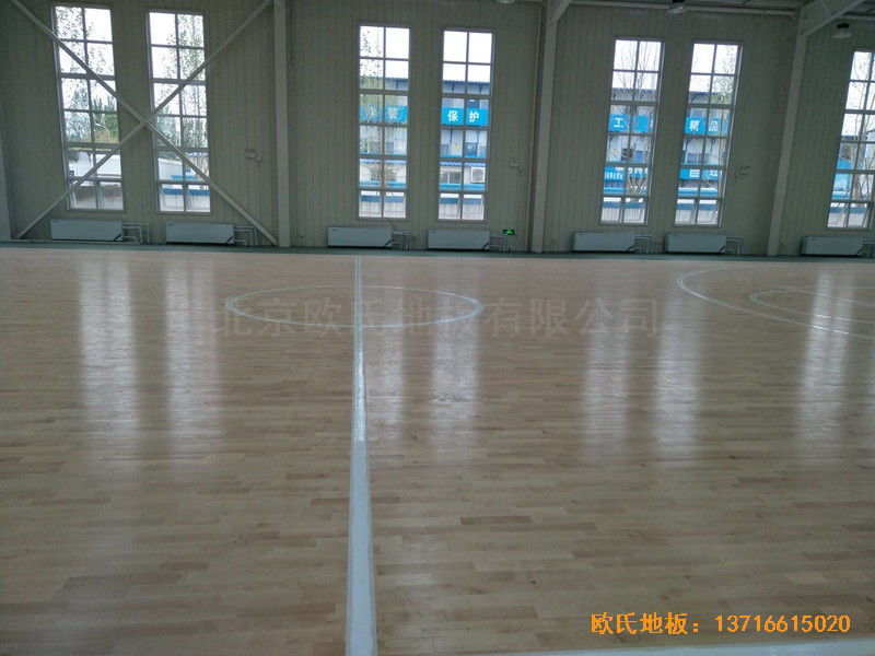 北京麗澤金融活動(dòng)中心體育地板鋪裝案例4