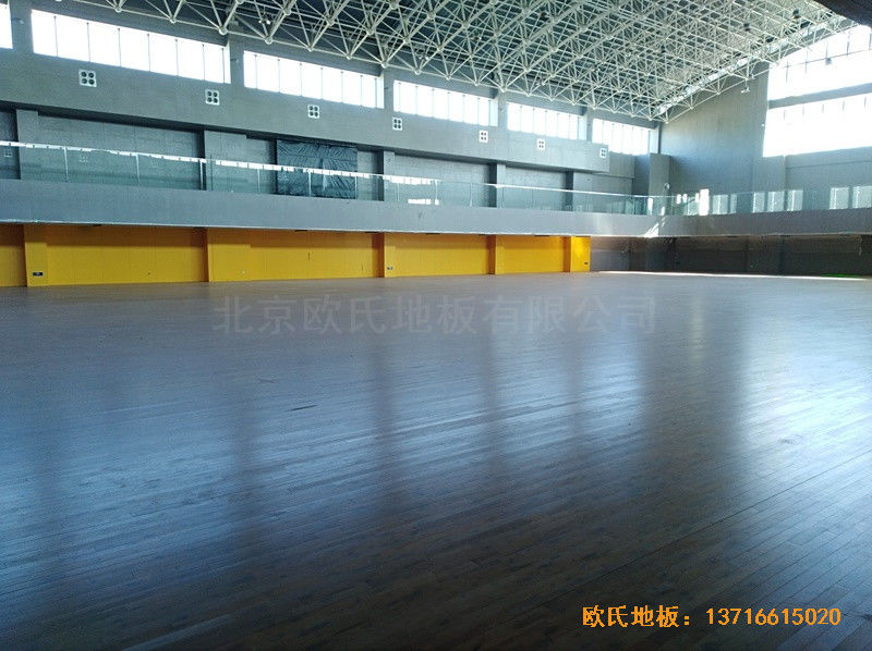 北大附屬益田實驗學(xué)校體育館運動地板安裝案例0