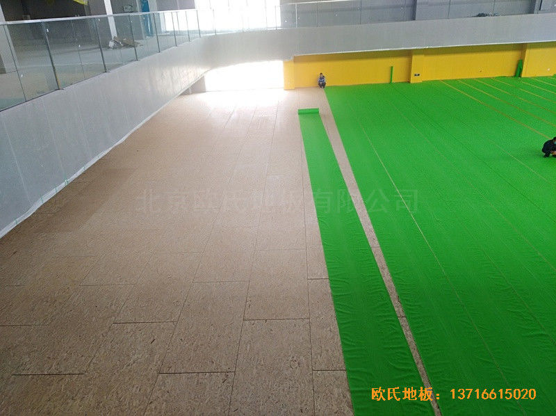 北大附屬益田實驗學(xué)校體育館運動地板安裝案例2
