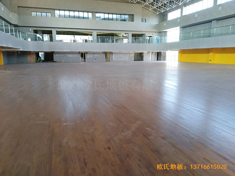 北大附屬益田實驗學(xué)校體育館運動地板安裝案例4
