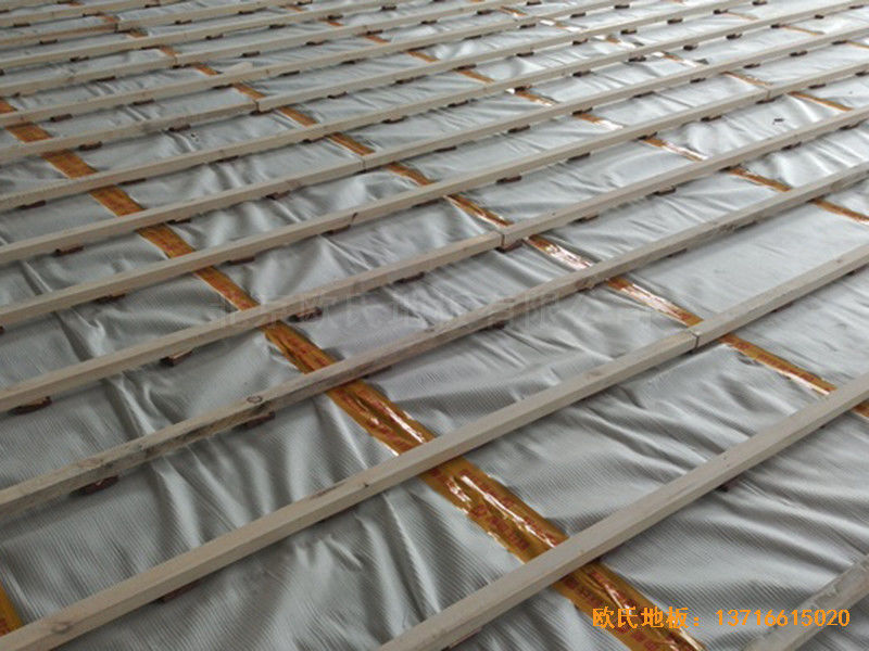 南京江寧區籃球俱樂部體育地板安裝案例1