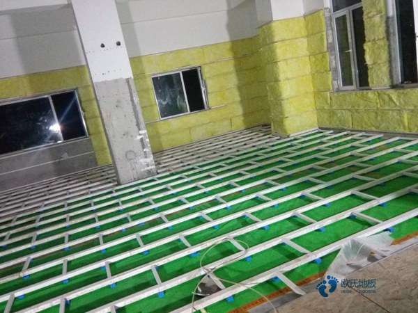 國產運動體育地板施工團隊2