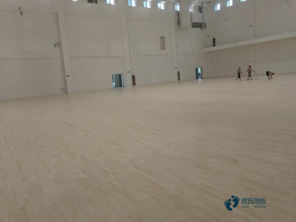 籃球館木地板施工圖1