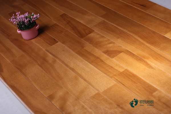 室內運動木地板翻新施工1