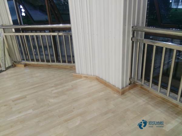 國產運動場館地板施工3