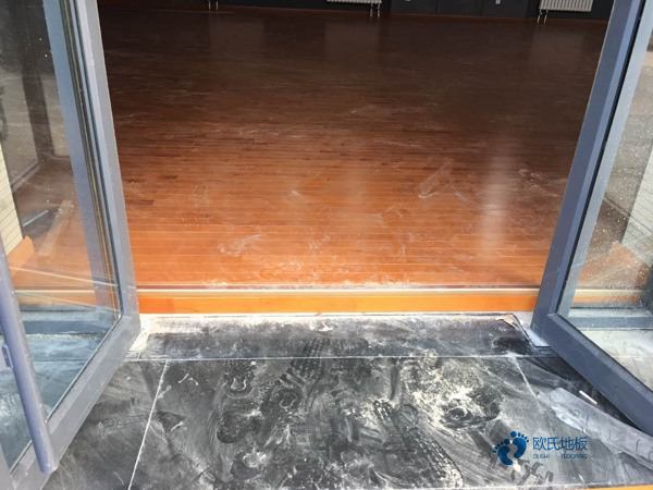 籃球館體育木地板施工工藝3