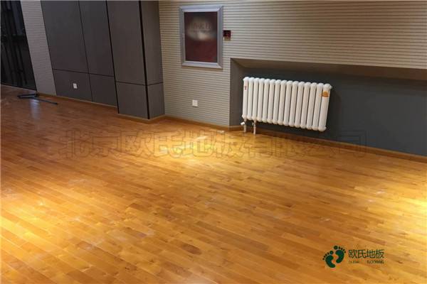 籃球館體育木地板施工工藝2