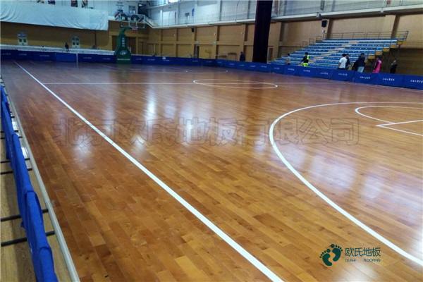 22mm厚籃球場地木地板品牌1